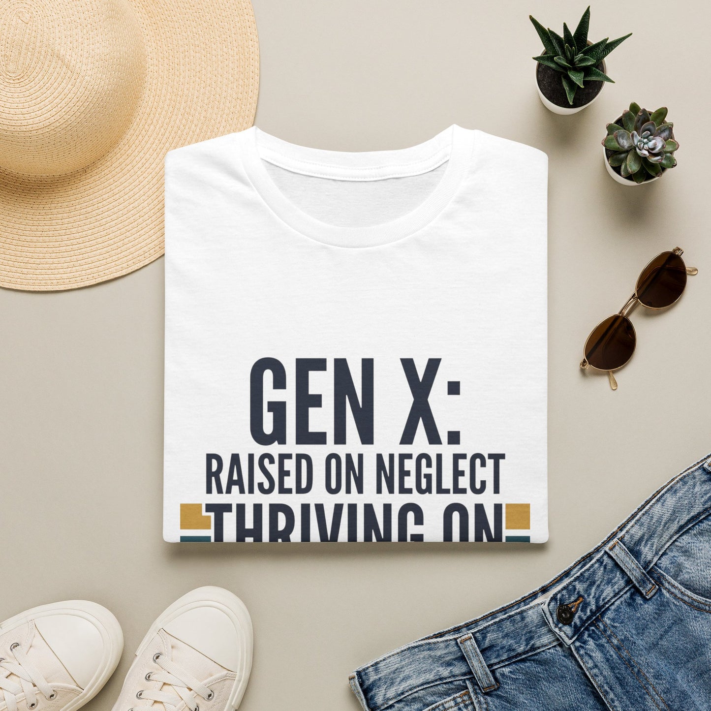 Gen X: Raised on Neglect Thriving on Pickleball T-Shirt