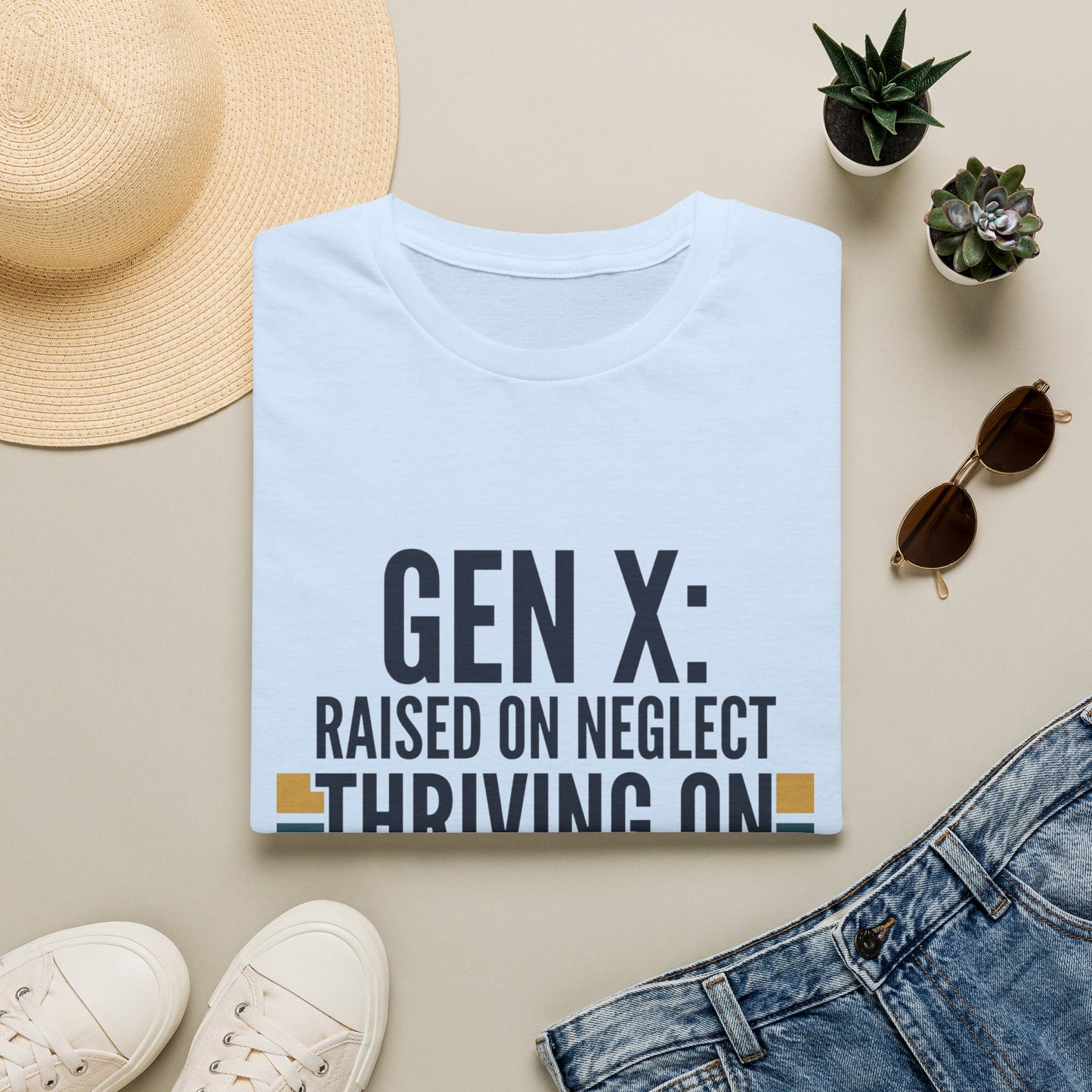 Gen X: Raised on Neglect Thriving on Pickleball T-Shirt