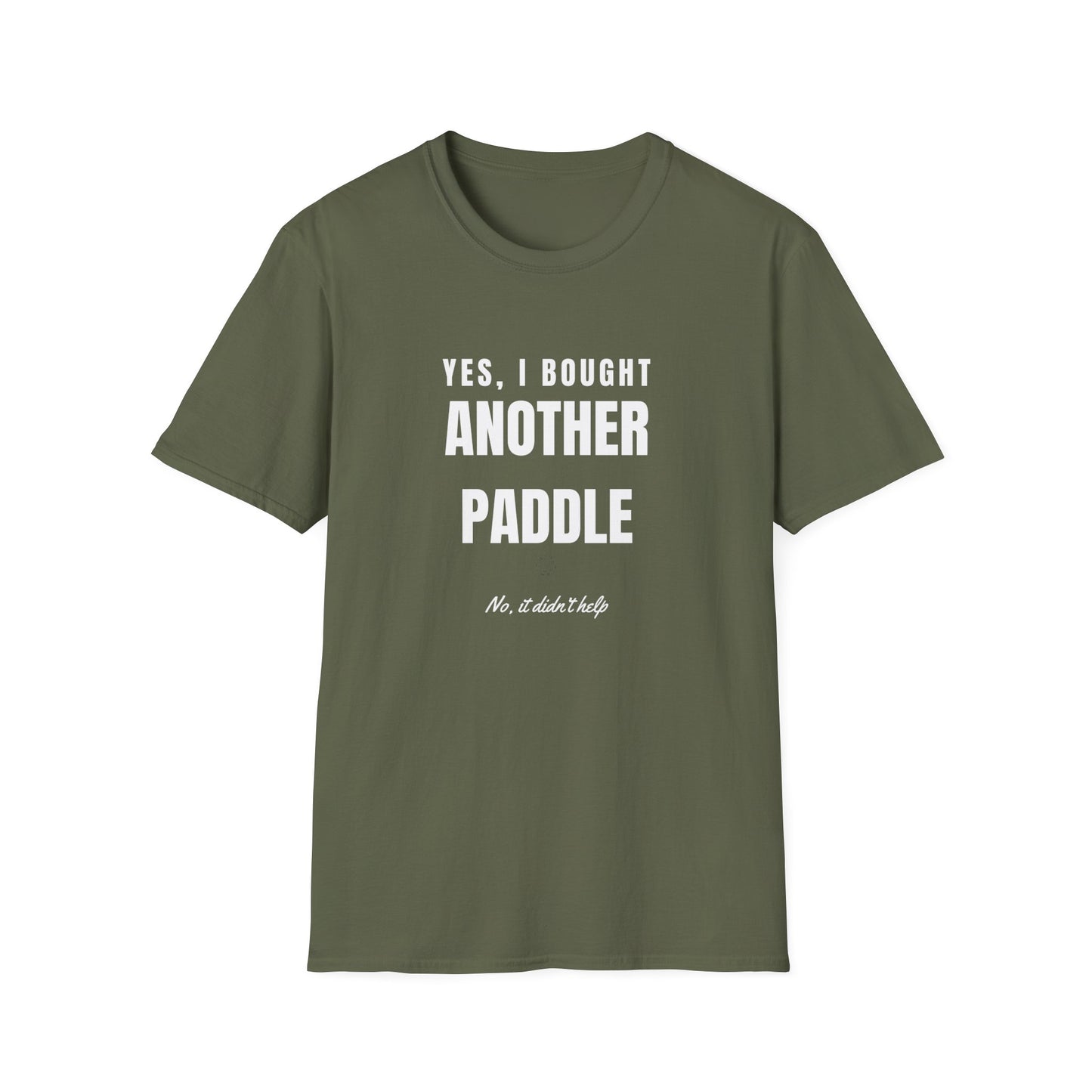 Yes I Bought Another Paddle Pickleball T-Shirt with White Text