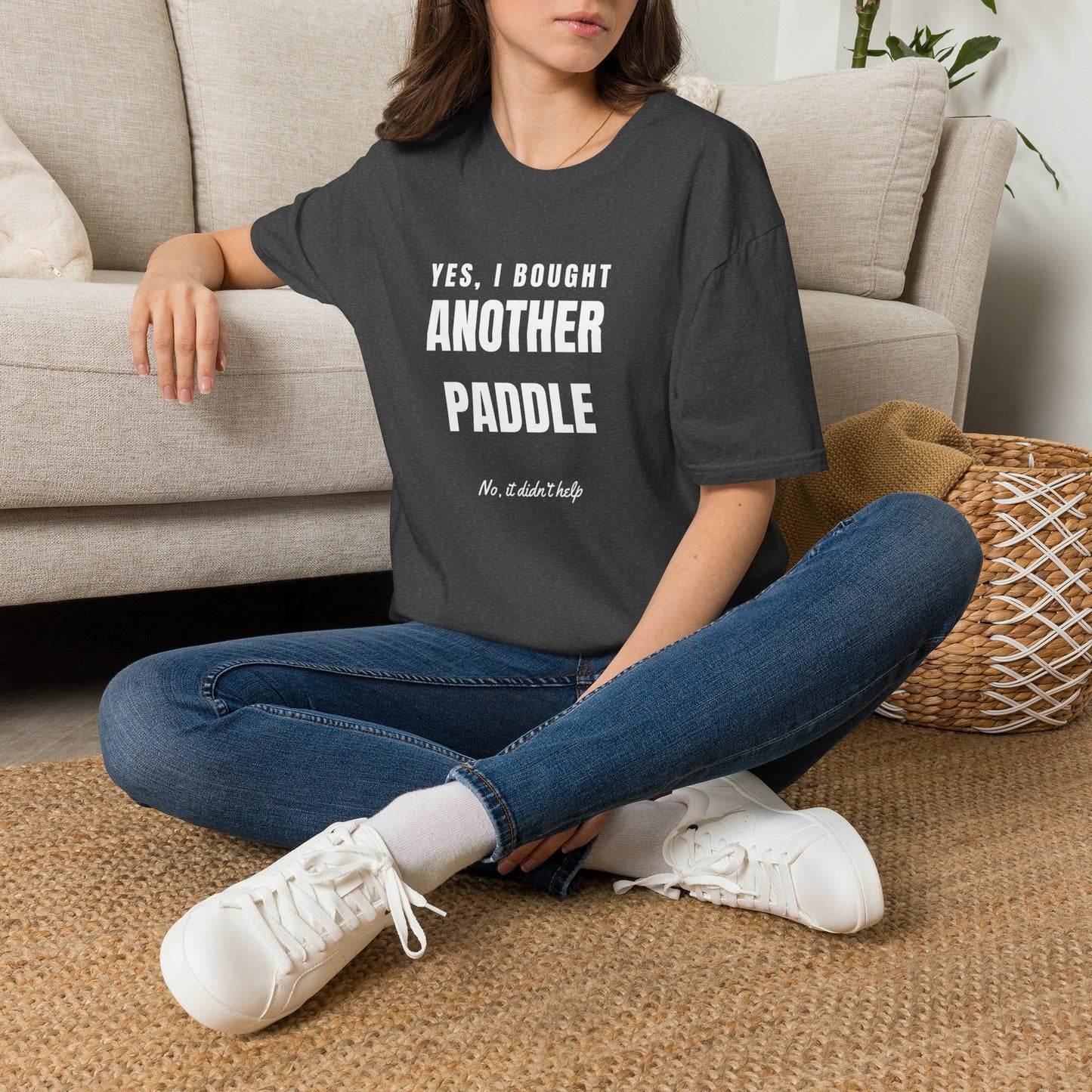 Yes I Bought Another Paddle Pickleball T-Shirt with White Text