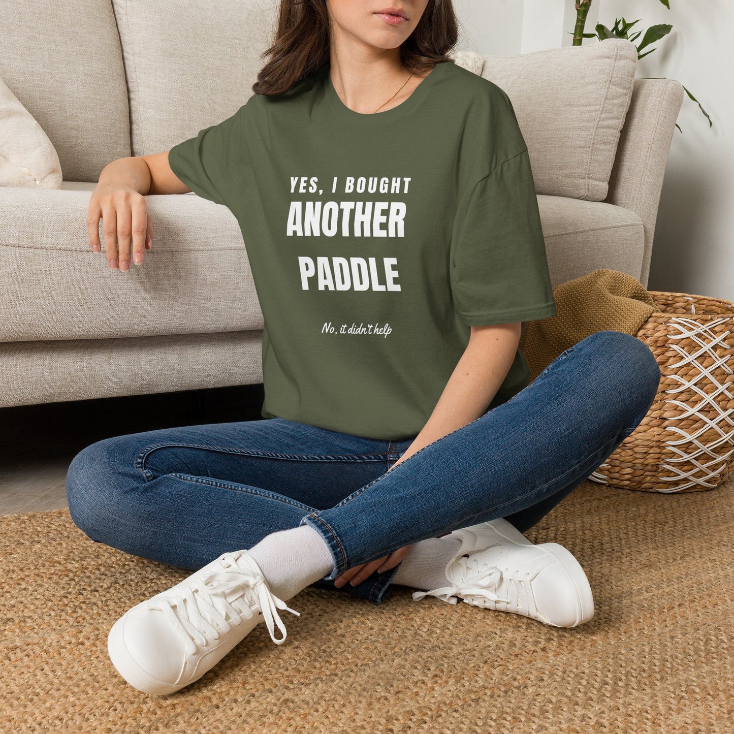 Yes I Bought Another Paddle Pickleball T-Shirt with White Text