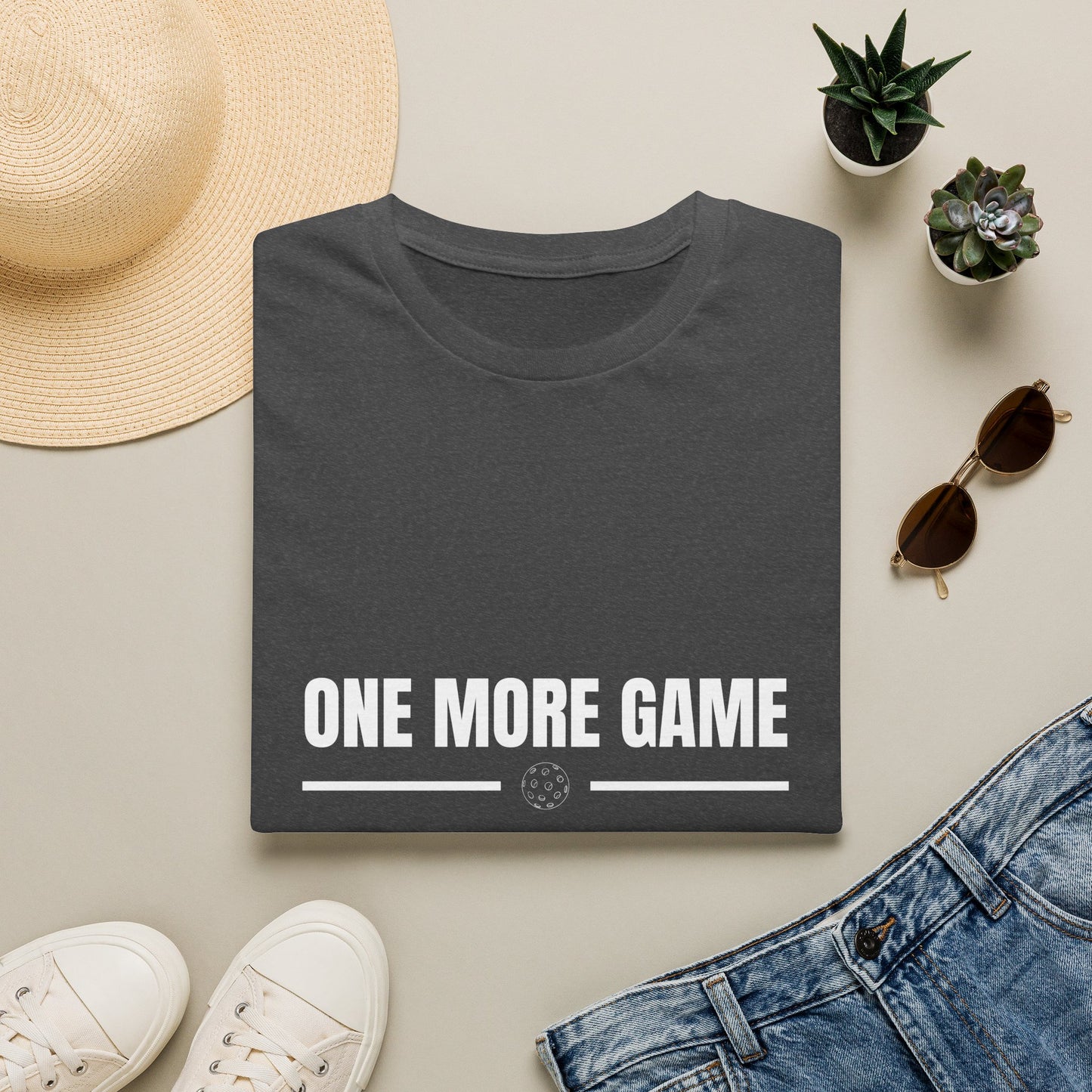 One More Game — Pickleball T-Shirt