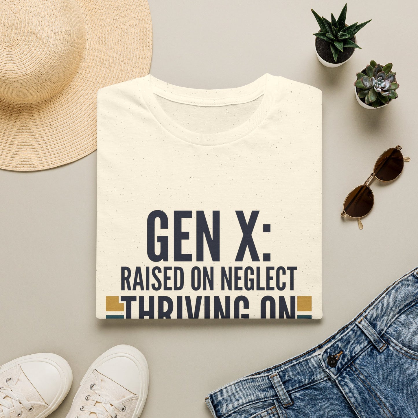 Gen X: Raised on Neglect Thriving on Pickleball T-Shirt