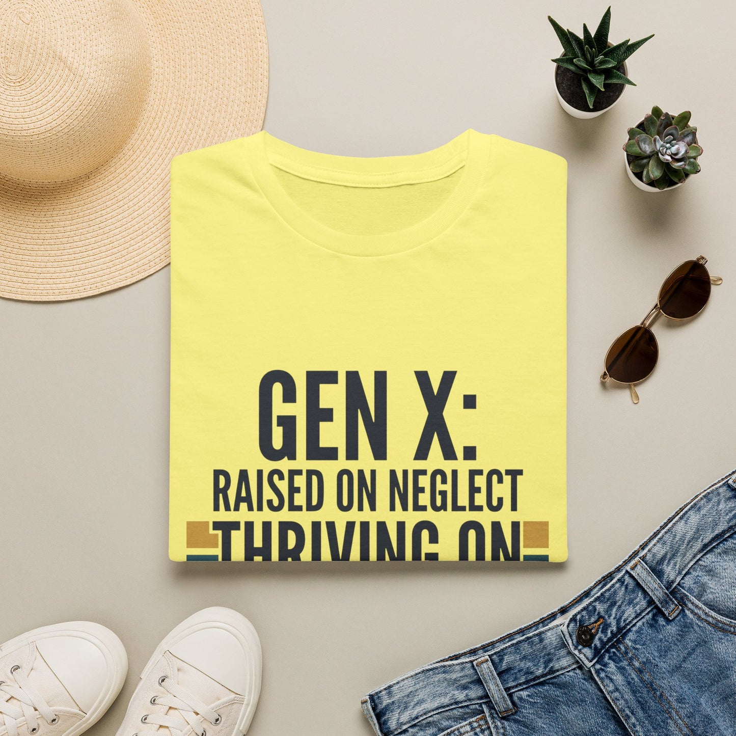 Gen X: Raised on Neglect Thriving on Pickleball T-Shirt