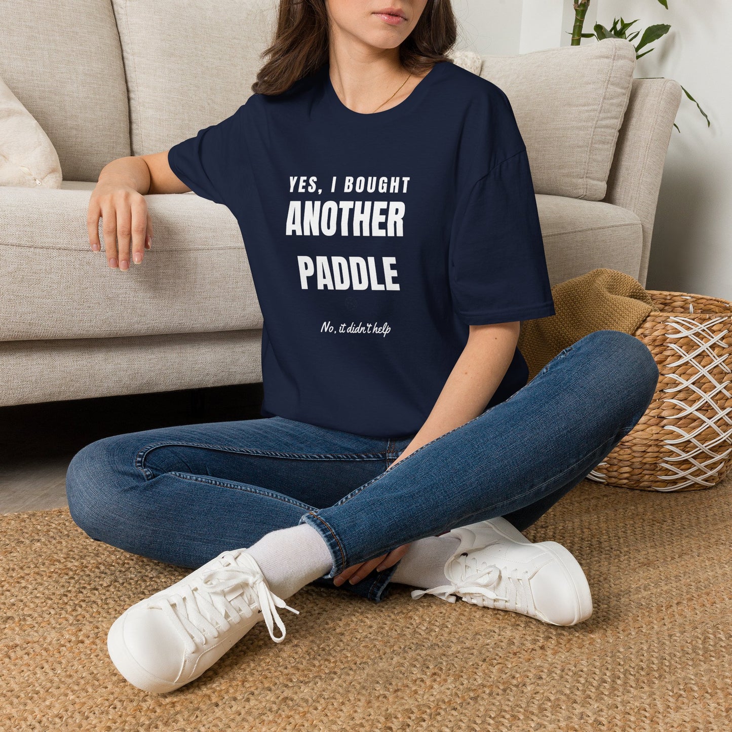 Yes I Bought Another Paddle Pickleball T-Shirt with White Text