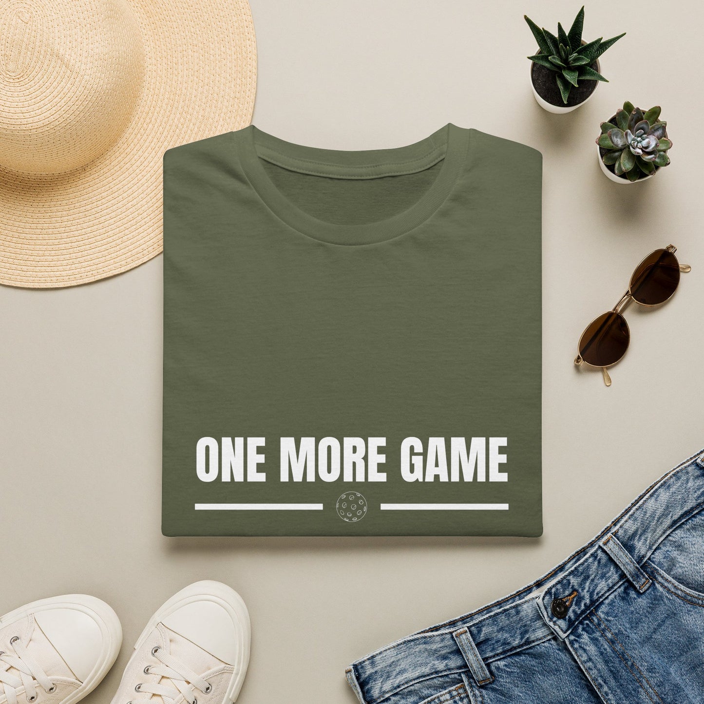 One More Game — Pickleball T-Shirt