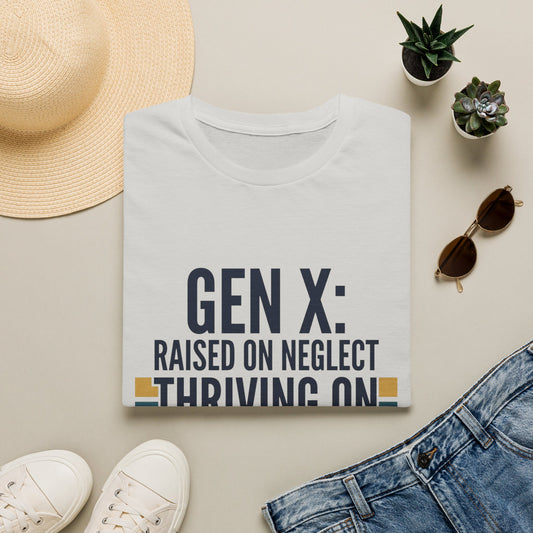 Gen X: Raised on Neglect Thriving on Pickleball T-Shirt
